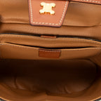 Handbag Macadam Top Handle Vanity Brown Macadam Coated Canvas
