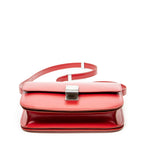 Shoulder Bag Medium Box Bag Red Calfskin Leather