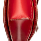 Shoulder Bag Medium Box Bag Red Calfskin Leather