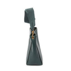 Shoulder Bag Bucket Bag Green Grained Leather