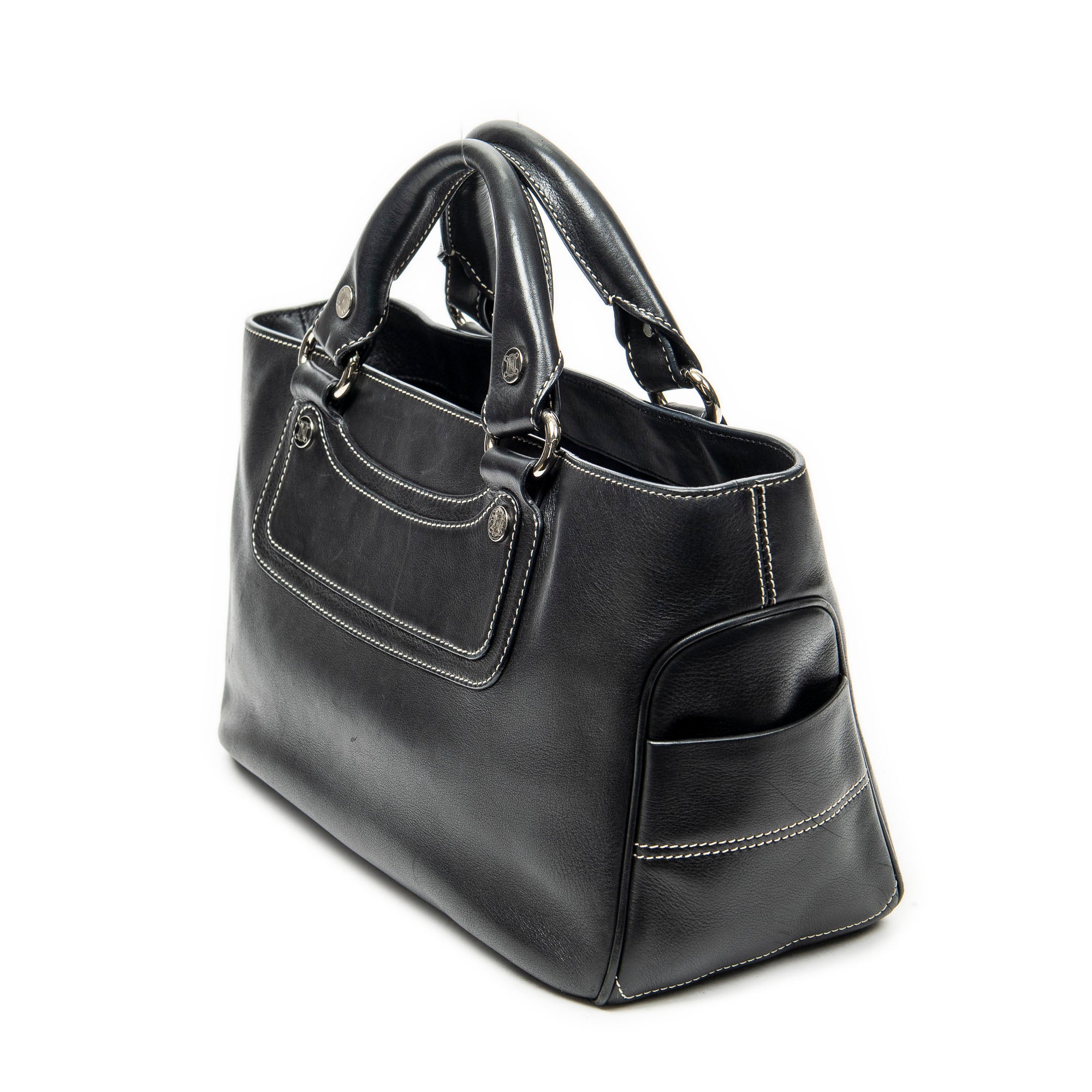 Handbag Boogie Bag Black Calfskin Leather