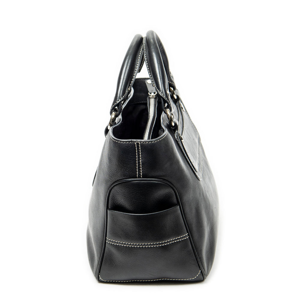 Handbag Boogie Bag Black Calfskin Leather