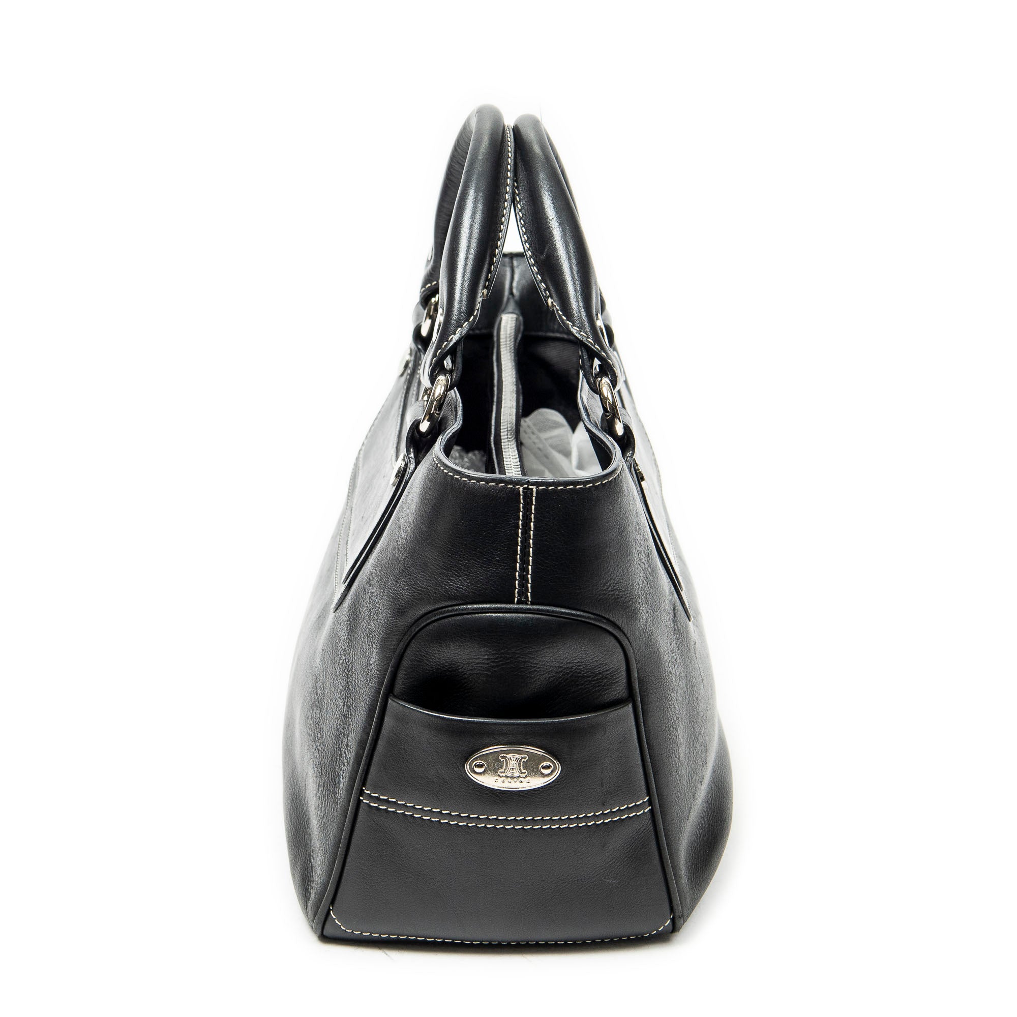 Handbag Boogie Bag Black Calfskin Leather