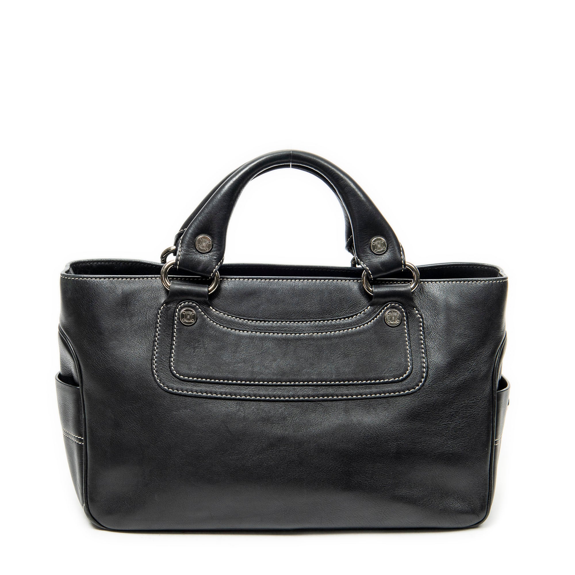 Handbag Boogie Bag Black Calfskin Leather