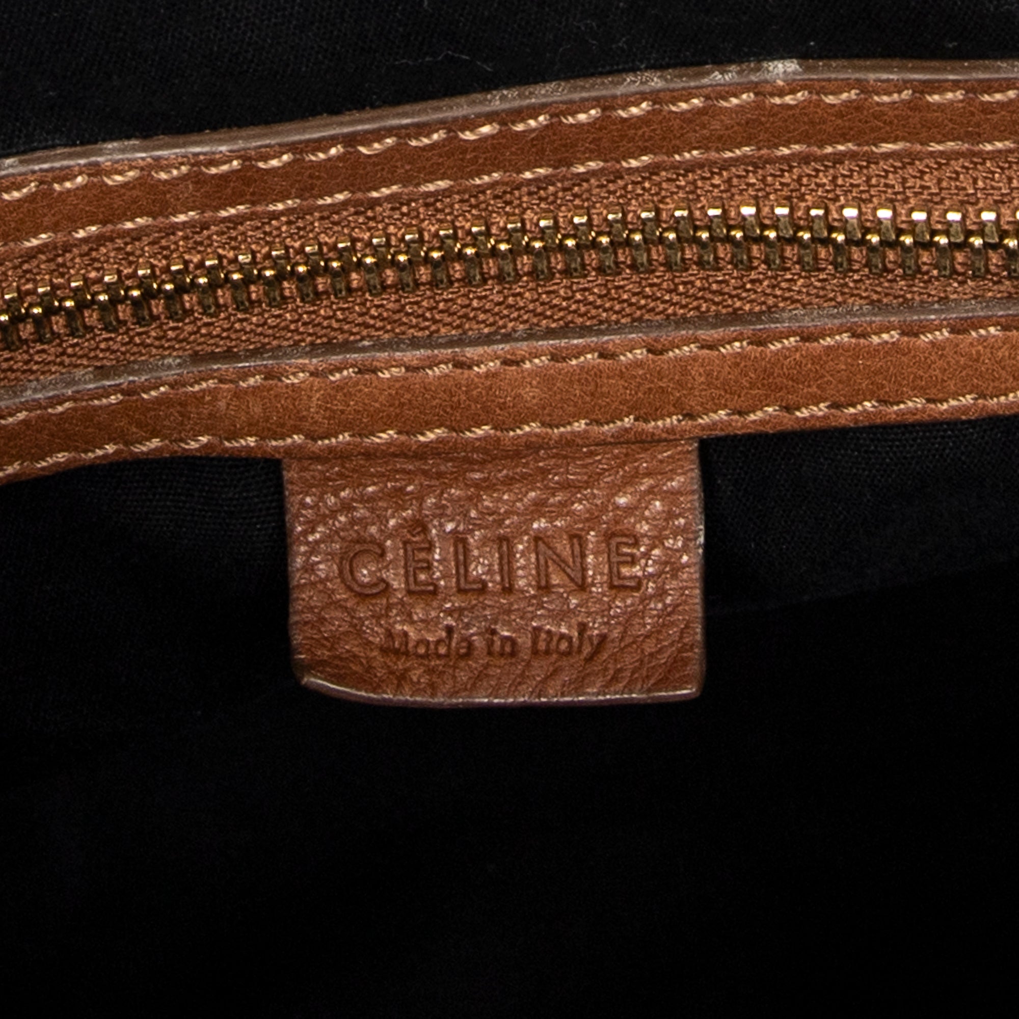 Handbag Buckle Top Handle Tote Brown Macadam Canvas