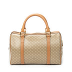 Handbag Small Boston Beige Macadam Coated Canvas