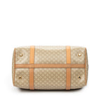 Handbag Small Boston Beige Macadam Coated Canvas