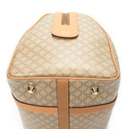 Handbag Small Boston Beige Macadam Coated Canvas