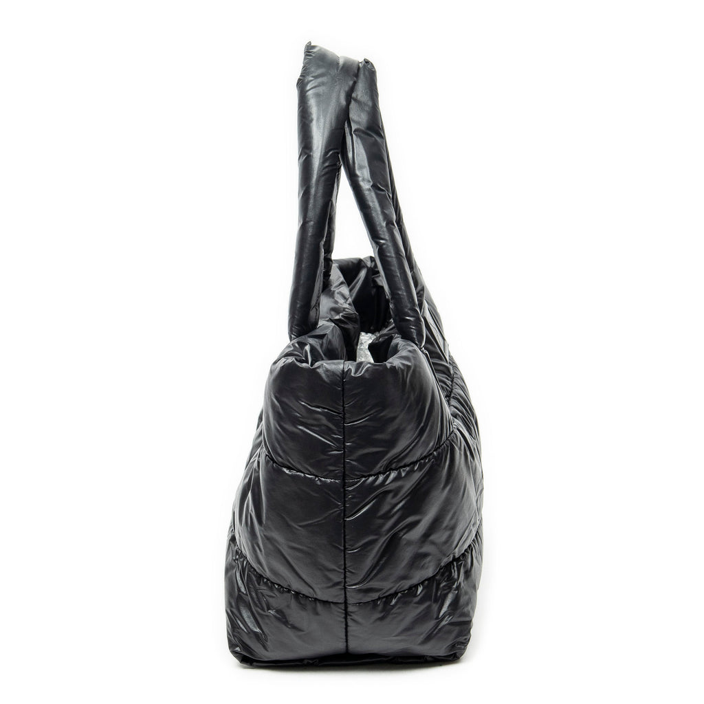 Shoulder Bag Medium Coco Cocoon Reversible Tote Black Nylon Canvas