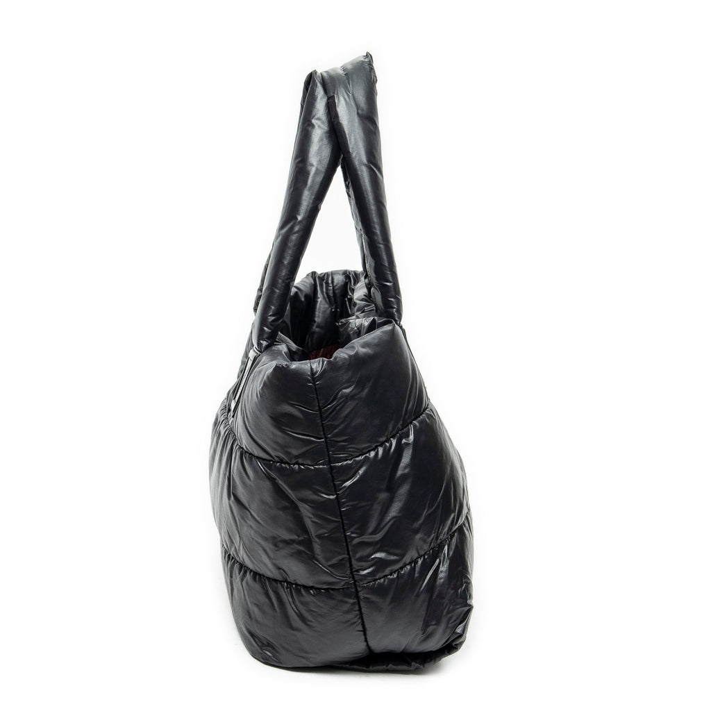 Shoulder Bag Medium Coco Cocoon Reversible Tote Black Nylon Canvas
