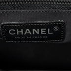 Shoulder Bag New Travel Line Small Shopping Tote Dark Brown New Travel Line Print Nylon Canvas
