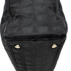 Shoulder Bag New Travel Line Zip Shopping Tote Black New Travel Line Print Nylon Canvas