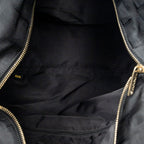 Shoulder Bag New Travel Line Zip Shopping Tote Black New Travel Line Print Nylon Canvas