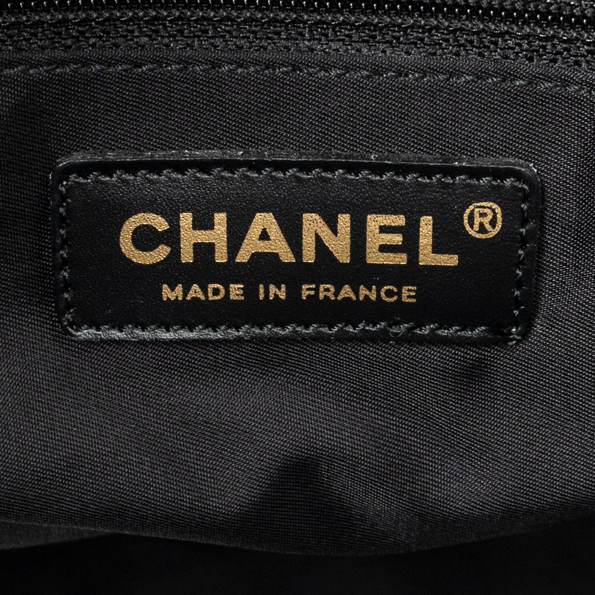 Shoulder Bag New Travel Line Medium Shopping Tote Black New Travel Line Print Nylon Canvas
