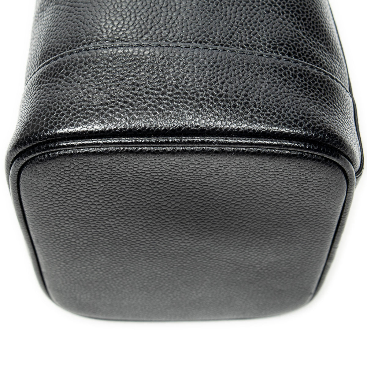 Pouch Timeless Tall Vanity Case Black Caviar Leather