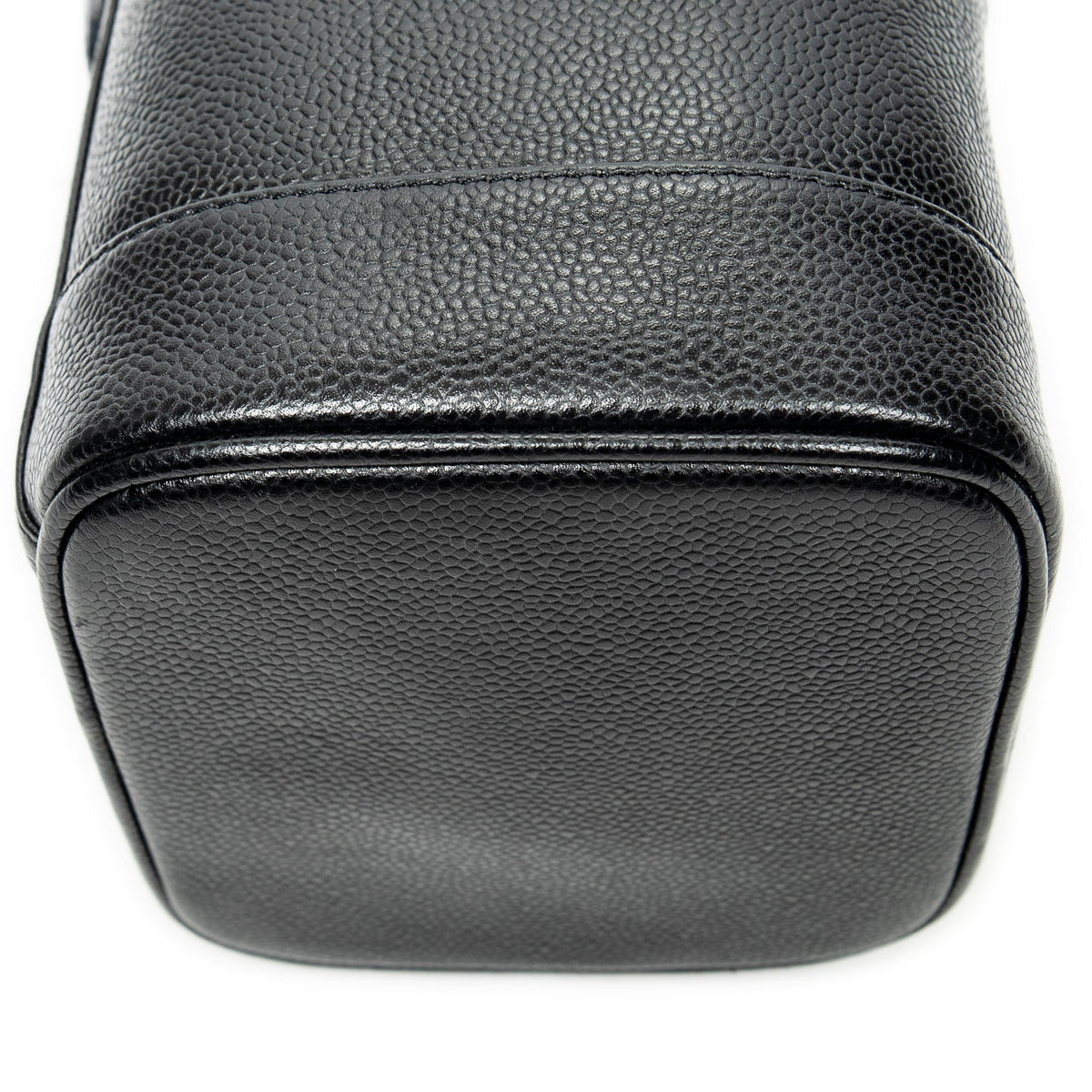 Pouch Timeless Tall Vanity Case Black Caviar Leather
