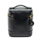 Pouch Timeless Tall Vanity Case Black Caviar Leather