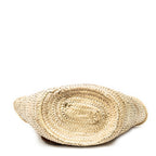 Shoulder Bag Medium Marcie Basket Brown Raffia Canvas