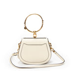 Shoulder Bag Nile Bracelet Bag Ivory Calfskin Leather