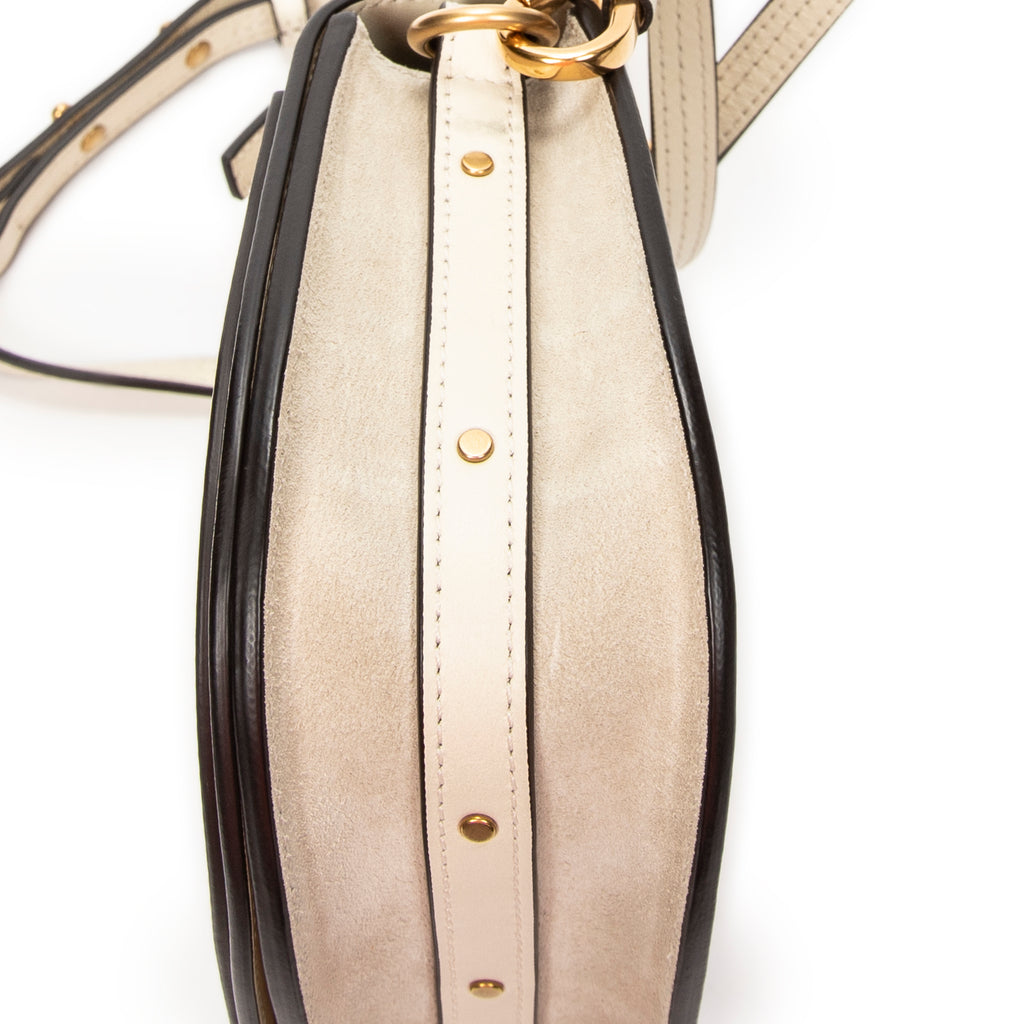 Shoulder Bag Nile Bracelet Bag Ivory Calfskin Leather