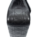Shoulder Bag Large Miss Dior Flap Black Cannage Lambskin Leather