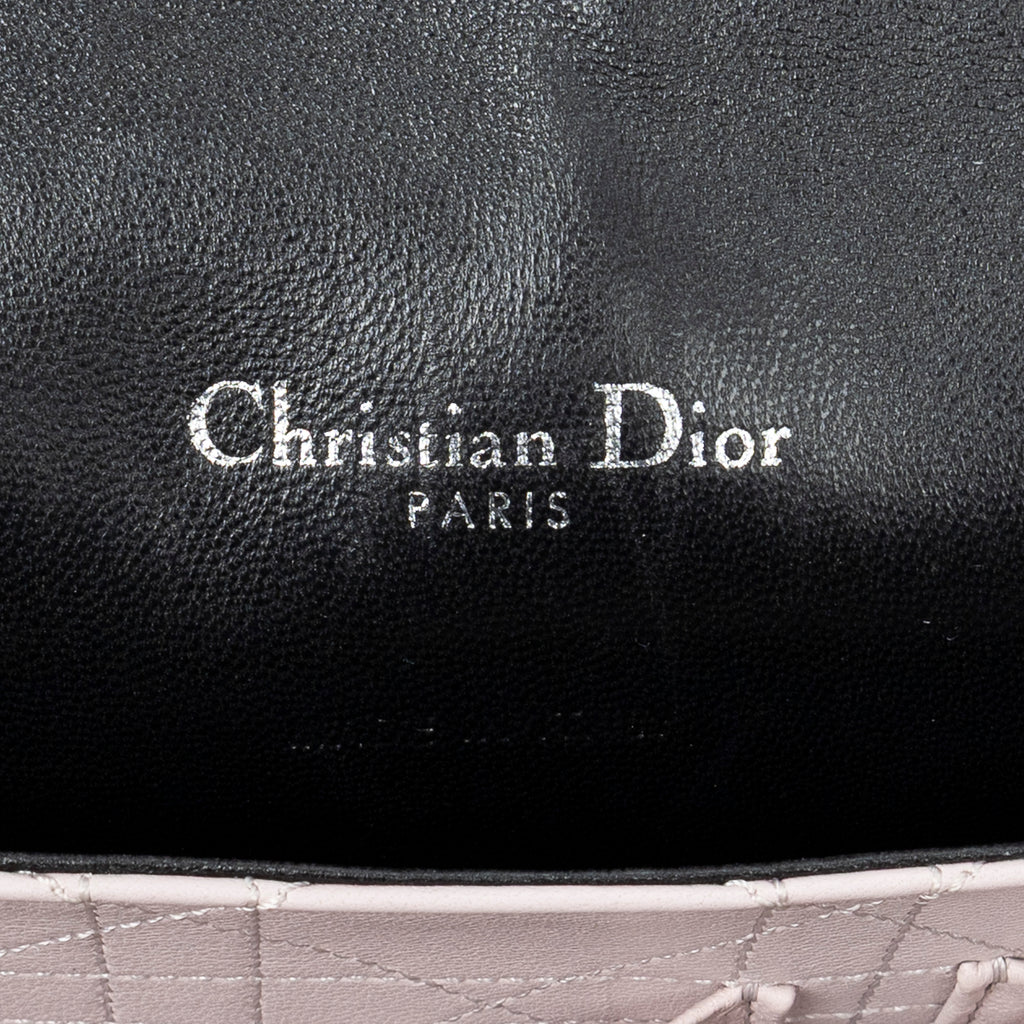 Shoulder Bag Large Miss Dior Flap Black Cannage Lambskin Leather