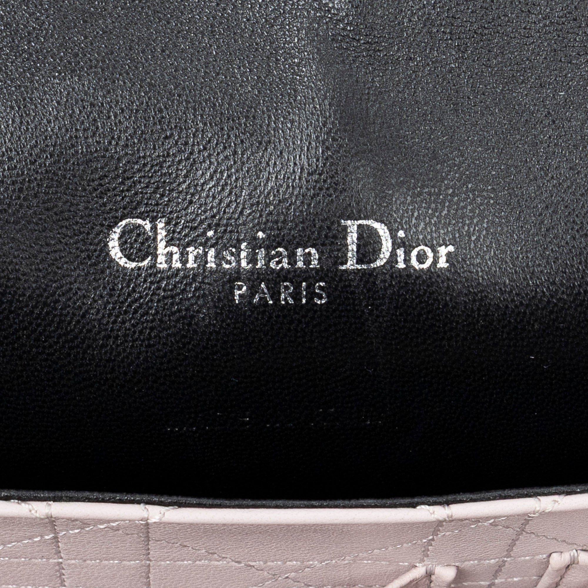 Shoulder Bag Large Miss Dior Flap Black Cannage Lambskin Leather