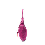 Shoulder Bag Bow Charm Hobo Magenta Diorissimo Canvas