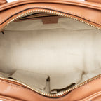 Shoulder Bag Heart Bit Satchel Orange Guccissima Leather