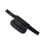 Shoulder Bag Small Waist Pouch Black Monogrammed Canvas