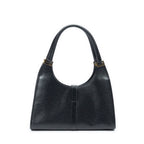 Shoulder Bag Jackie Bardot Tote Black Textured Calfskin Leather