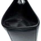 Shoulder Bag Jackie Bardot Tote Black Textured Calfskin Leather