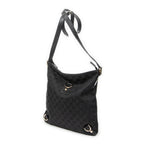 Shoulder Bag Abbey Crossbody Black Monogrammed Canvas