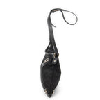Shoulder Bag Abbey Crossbody Black Monogrammed Canvas