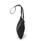 Shoulder Bag Abbey Crossbody Black Monogrammed Canvas