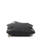 Shoulder Bag Abbey Crossbody Black Monogrammed Canvas