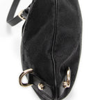 Shoulder Bag Abbey Crossbody Black Monogrammed Canvas