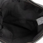 Shoulder Bag Abbey Crossbody Black Monogrammed Canvas