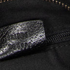 Shoulder Bag Abbey Crossbody Black Monogrammed Canvas
