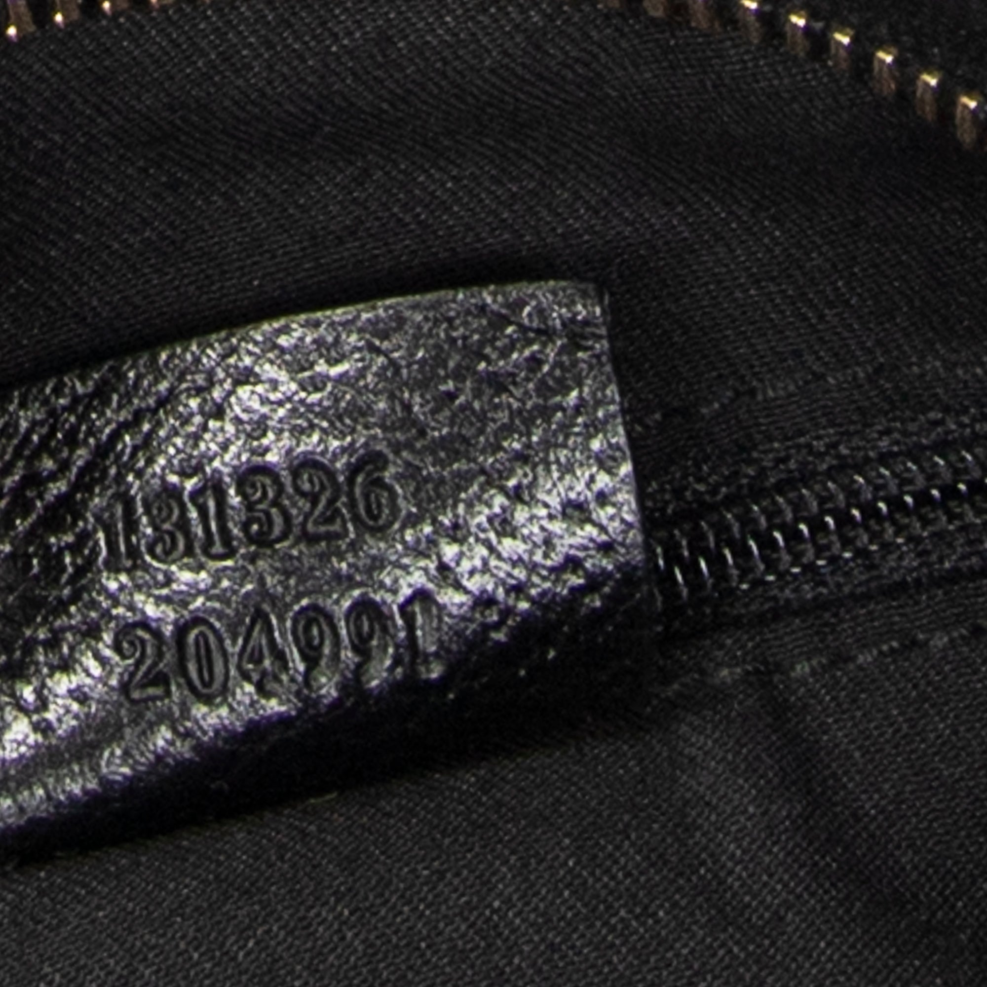 Shoulder Bag Abbey Crossbody Black Monogrammed Canvas