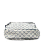 Shoulder Bag Front Zip Messenger Grey Supreme Coated Canvas
