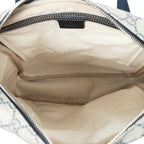 Shoulder Bag Front Zip Messenger Grey Supreme Coated Canvas