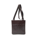 Shoulder Bag Small Flat Messenger Brown Guccissima Leather