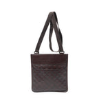 Shoulder Bag Small Flat Messenger Brown Guccissima Leather