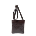 Shoulder Bag Small Flat Messenger Brown Guccissima Leather