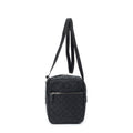 Shoulder Bag Small Square Crossbody Black Monogrammed Canvas