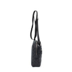 Shoulder Bag Small Square Crossbody Black Monogrammed Canvas