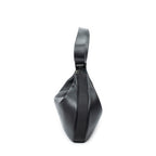 Shoulder Bag Attache Hobo Black Smooth Calfskin Leather