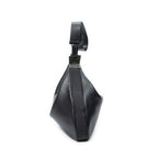 Shoulder Bag Attache Hobo Black Smooth Calfskin Leather