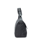 Shoulder Bag Large Messenger Black Monogrammed Nylon Canvas